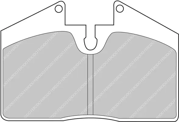 Bremsbelagsatz, Scheibenbremse FERODO RACING FDS451