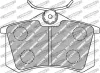 Bremsbelagsatz, Scheibenbremse FERODO RACING FDS541