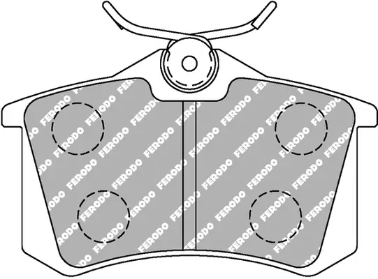 Bremsbelagsatz, Scheibenbremse FERODO RACING FDS541