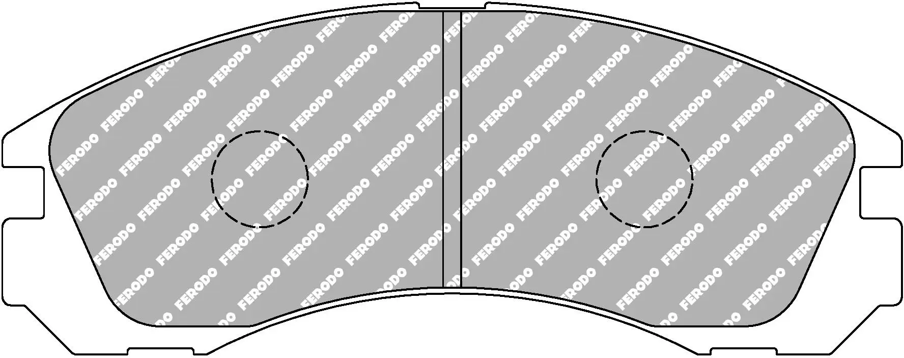 Bremsbelagsatz, Scheibenbremse FERODO RACING FDS765
