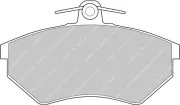 Bremsbelagsatz, Scheibenbremse Vorderachse FERODO RACING FDS774