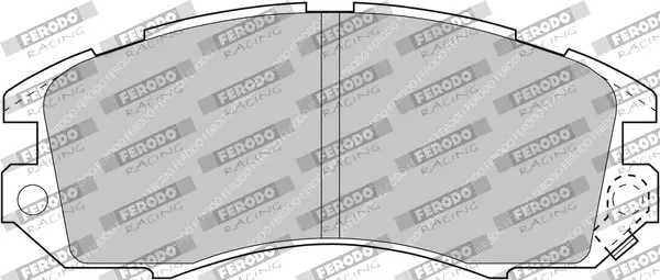 Bremsbelagsatz, Scheibenbremse Vorderachse FERODO RACING FDS789