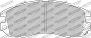 Bremsbelagsatz, Scheibenbremse Vorderachse FERODO RACING FDS789