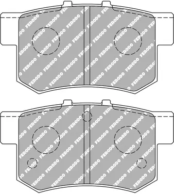 Bremsbelagsatz, Scheibenbremse FERODO RACING FDS956