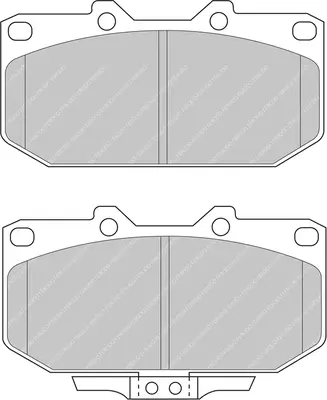 Bremsbelagsatz, Scheibenbremse FERODO RACING FDS986 Bild Bremsbelagsatz, Scheibenbremse FERODO RACING FDS986