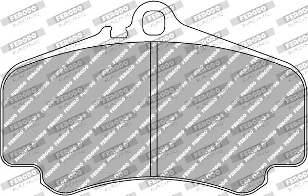 Bremsbelagsatz, Scheibenbremse Vorderachse FERODO RACING FRP3050H