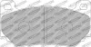 Bremsbelagsatz, Scheibenbremse Vorderachse FERODO RACING FRP3085H