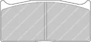 Bremsbelagsatz, Scheibenbremse Hinterachse FERODO RACING FCP558H