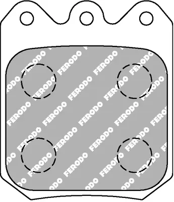Bremsbelagsatz, Scheibenbremse FERODO RACING FCP1672Z Bild Bremsbelagsatz, Scheibenbremse FERODO RACING FCP1672Z
