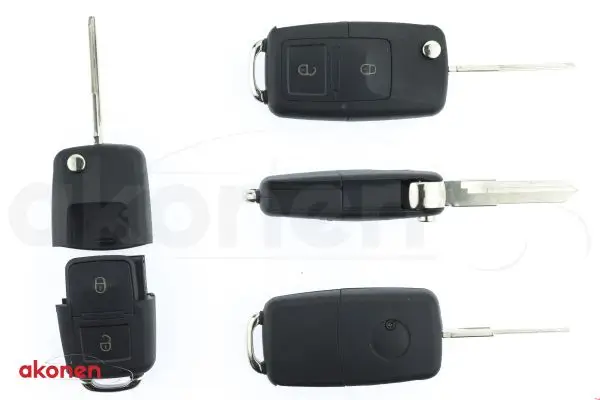 Gehäuse, Autoschlüssel B CAR 004VW002