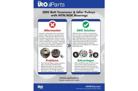 Umlenk-/Führungsrolle, Zahnriemen ÜRO Parts 4771085 Bild Umlenk-/Führungsrolle, Zahnriemen ÜRO Parts 4771085