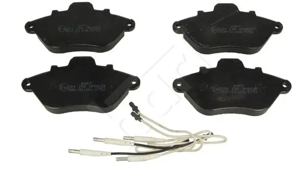 Bremsbelagsatz, Scheibenbremse Vorderachse HART 224 156