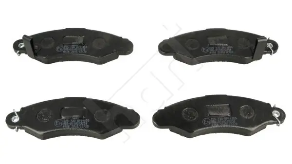 Bremsbelagsatz, Scheibenbremse Vorderachse HART 225 730