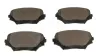 Bremsbelagsatz, Scheibenbremse Vorderachse HART 226 050 Bild Bremsbelagsatz, Scheibenbremse Vorderachse HART 226 050