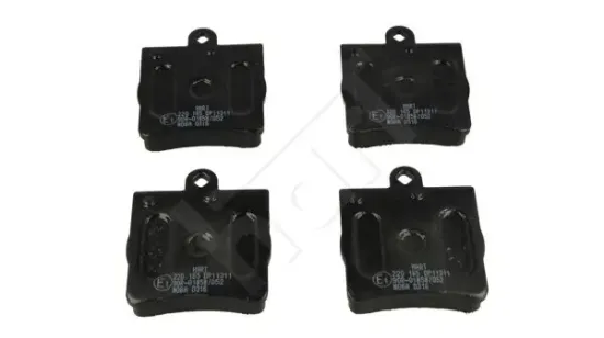 Bremsbelagsatz, Scheibenbremse Hinterachse HART 220 165 Bild Bremsbelagsatz, Scheibenbremse Hinterachse HART 220 165