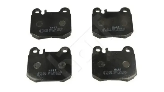 Bremsbelagsatz, Scheibenbremse Hinterachse HART 221 662 Bild Bremsbelagsatz, Scheibenbremse Hinterachse HART 221 662