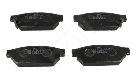 Bremsbelagsatz, Scheibenbremse Hinterachse HART 224 151 Bild Bremsbelagsatz, Scheibenbremse Hinterachse HART 224 151