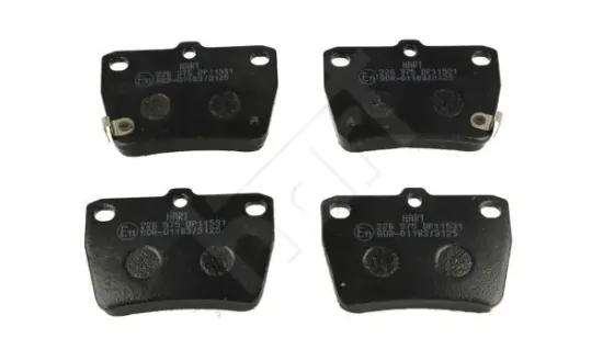 Bremsbelagsatz, Scheibenbremse Hinterachse HART 226 375 Bild Bremsbelagsatz, Scheibenbremse Hinterachse HART 226 375