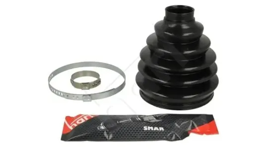 Faltenbalgsatz, Antriebswelle Vorderachse links Vorderachse rechts getriebeseitig radseitig HART 431 112 Bild Faltenbalgsatz, Antriebswelle Vorderachse links Vorderachse rechts getriebeseitig radseitig HART 431 112