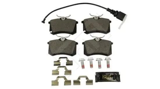 Bremsbelagsatz, Scheibenbremse Hinterachse HART 248 865 Bild Bremsbelagsatz, Scheibenbremse Hinterachse HART 248 865