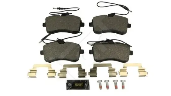 Bremsbelagsatz, Scheibenbremse Vorderachse HART 248 927 Bild Bremsbelagsatz, Scheibenbremse Vorderachse HART 248 927