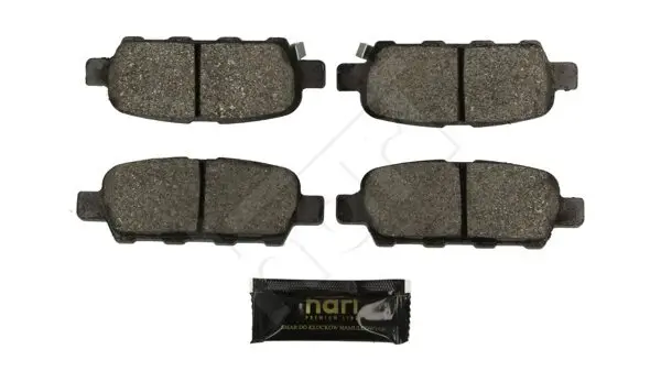 Bremsbelagsatz, Scheibenbremse Hinterachse HART 248 951