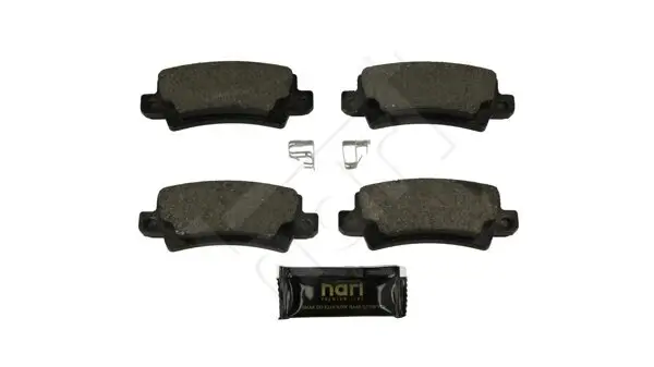 Bremsbelagsatz, Scheibenbremse Hinterachse HART 248 957