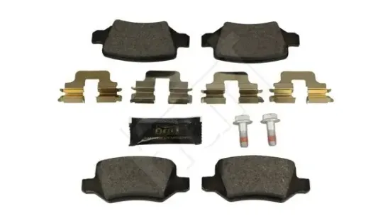 Bremsbelagsatz, Scheibenbremse Hinterachse HART 248 966 Bild Bremsbelagsatz, Scheibenbremse Hinterachse HART 248 966