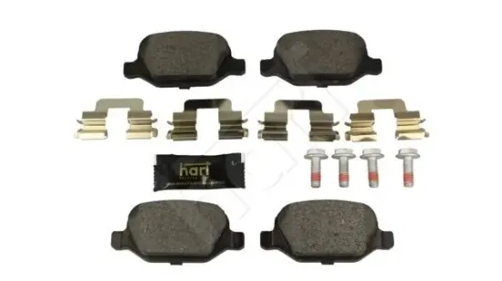 Bremsbelagsatz, Scheibenbremse Hinterachse HART 248 976 Bild Bremsbelagsatz, Scheibenbremse Hinterachse HART 248 976