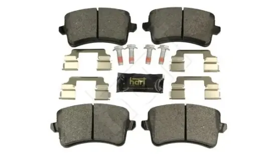 Bremsbelagsatz, Scheibenbremse Hinterachse HART 248 998 Bild Bremsbelagsatz, Scheibenbremse Hinterachse HART 248 998