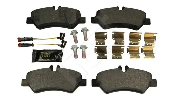 Bremsbelagsatz, Scheibenbremse Hinterachse HART 249 003
