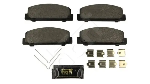 Bremsbelagsatz, Scheibenbremse Hinterachse HART 249 184