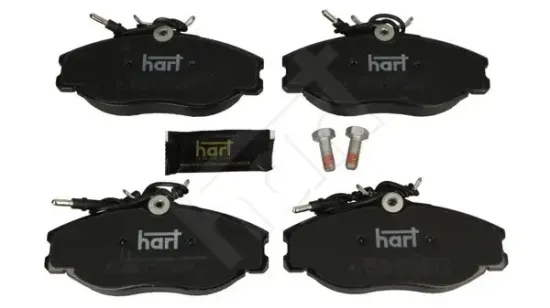 Bremsbelagsatz, Scheibenbremse Vorderachse HART 248 861 Bild Bremsbelagsatz, Scheibenbremse Vorderachse HART 248 861