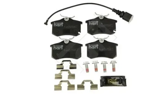 Bremsbelagsatz, Scheibenbremse Hinterachse HART 248 865 Bild Bremsbelagsatz, Scheibenbremse Hinterachse HART 248 865