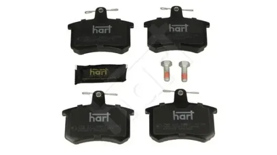 Bremsbelagsatz, Scheibenbremse Hinterachse HART 248 877 Bild Bremsbelagsatz, Scheibenbremse Hinterachse HART 248 877