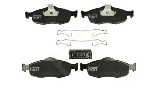Bremsbelagsatz, Scheibenbremse Vorderachse HART 248 883 Bild Bremsbelagsatz, Scheibenbremse Vorderachse HART 248 883