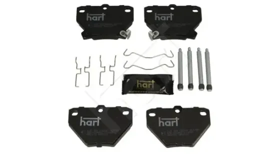 Bremsbelagsatz, Scheibenbremse Hinterachse HART 248 909 Bild Bremsbelagsatz, Scheibenbremse Hinterachse HART 248 909