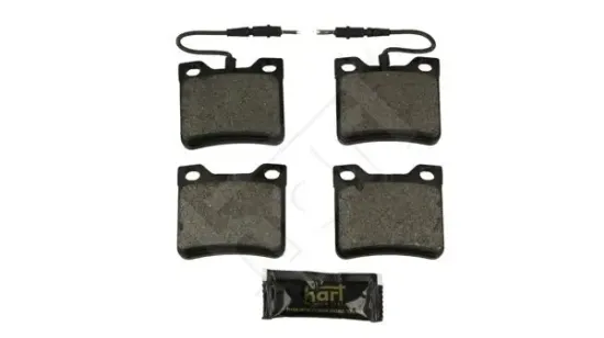 Bremsbelagsatz, Scheibenbremse Hinterachse HART 248 917 Bild Bremsbelagsatz, Scheibenbremse Hinterachse HART 248 917