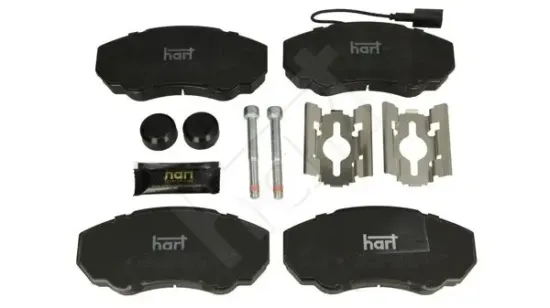 Bremsbelagsatz, Scheibenbremse Vorderachse HART 248 926 Bild Bremsbelagsatz, Scheibenbremse Vorderachse HART 248 926