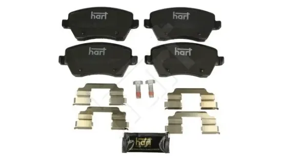 Bremsbelagsatz, Scheibenbremse Vorderachse HART 248 940 Bild Bremsbelagsatz, Scheibenbremse Vorderachse HART 248 940