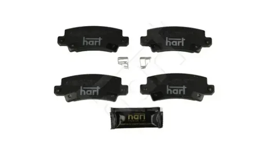 Bremsbelagsatz, Scheibenbremse Hinterachse HART 248 957 Bild Bremsbelagsatz, Scheibenbremse Hinterachse HART 248 957