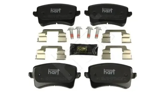 Bremsbelagsatz, Scheibenbremse Hinterachse HART 248 998 Bild Bremsbelagsatz, Scheibenbremse Hinterachse HART 248 998