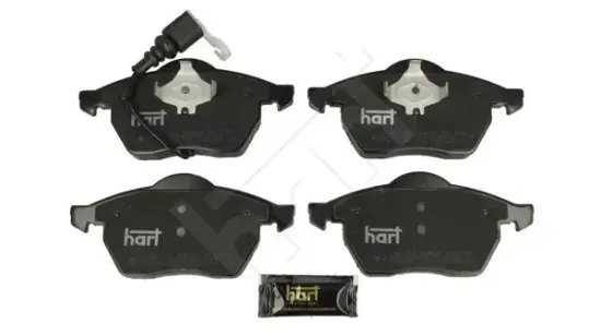 Bremsbelagsatz, Scheibenbremse Vorderachse HART 249 002 Bild Bremsbelagsatz, Scheibenbremse Vorderachse HART 249 002