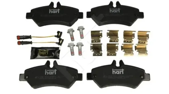 Bremsbelagsatz, Scheibenbremse Hinterachse HART 249 003 Bild Bremsbelagsatz, Scheibenbremse Hinterachse HART 249 003