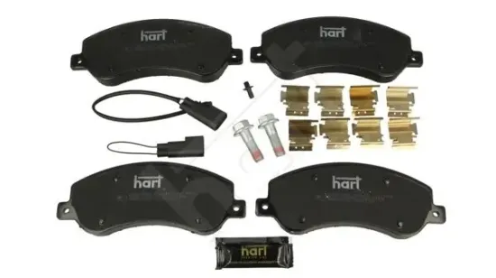 Bremsbelagsatz, Scheibenbremse Vorderachse HART 249 005 Bild Bremsbelagsatz, Scheibenbremse Vorderachse HART 249 005