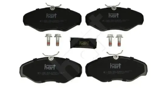 Bremsbelagsatz, Scheibenbremse Vorderachse HART 248 923 Bild Bremsbelagsatz, Scheibenbremse Vorderachse HART 248 923