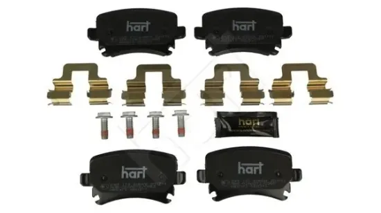 Bremsbelagsatz, Scheibenbremse HART 249 173 Bild Bremsbelagsatz, Scheibenbremse HART 249 173