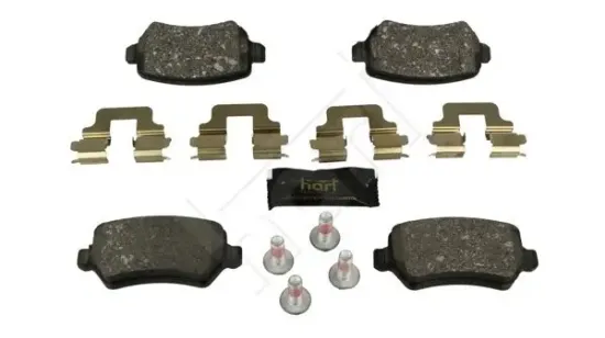 Bremsbelagsatz, Scheibenbremse Hinterachse HART 249 147 Bild Bremsbelagsatz, Scheibenbremse Hinterachse HART 249 147
