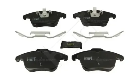 Bremsbelagsatz, Scheibenbremse Vorderachse HART 248 980 Bild Bremsbelagsatz, Scheibenbremse Vorderachse HART 248 980