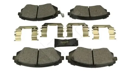Bremsbelagsatz, Scheibenbremse Vorderachse HART 248 866 Bild Bremsbelagsatz, Scheibenbremse Vorderachse HART 248 866